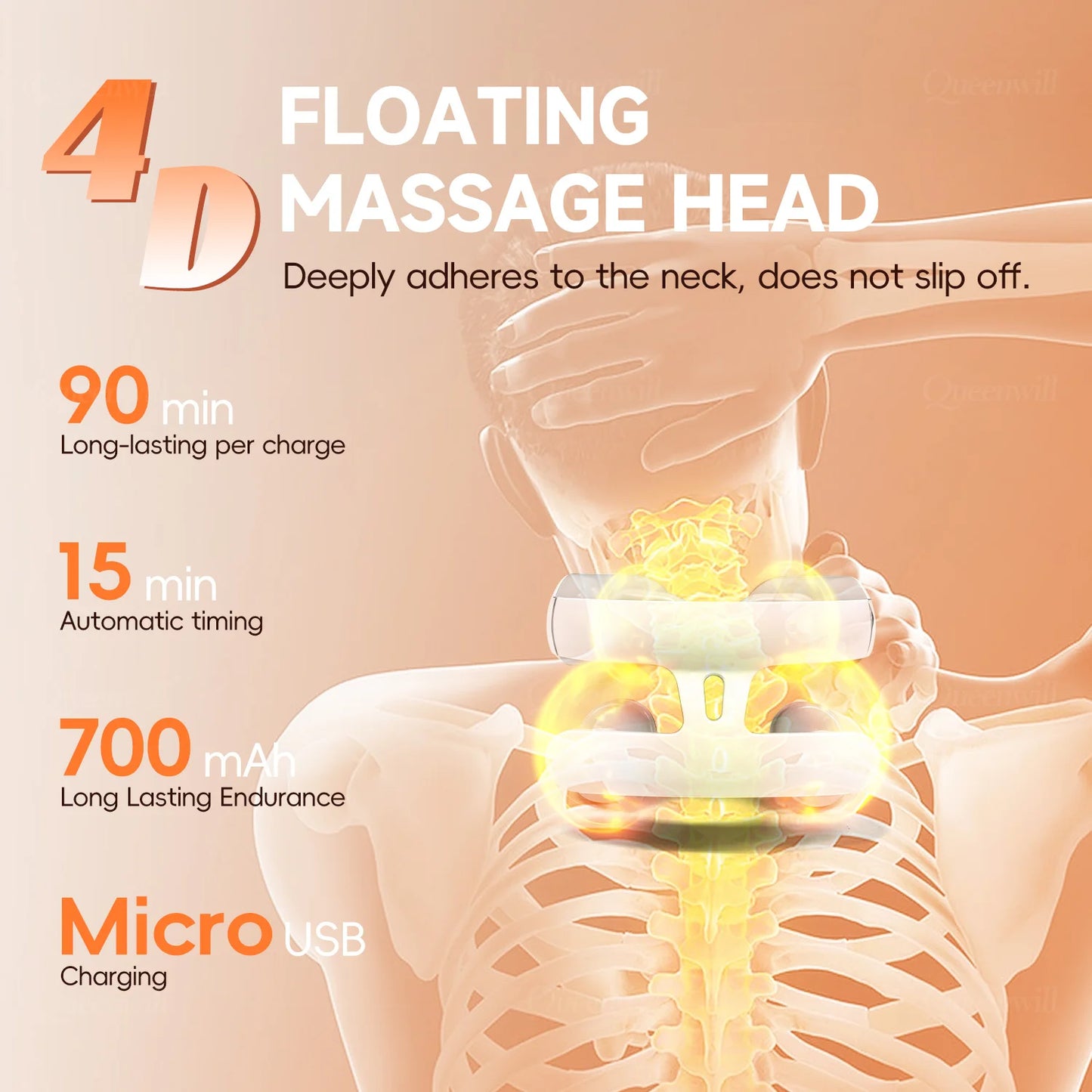 4D Shiatsu Neck Massager