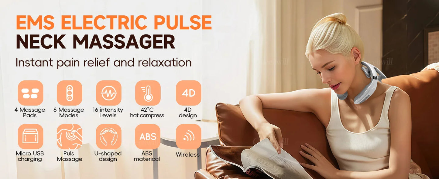 4D Shiatsu Neck Massager