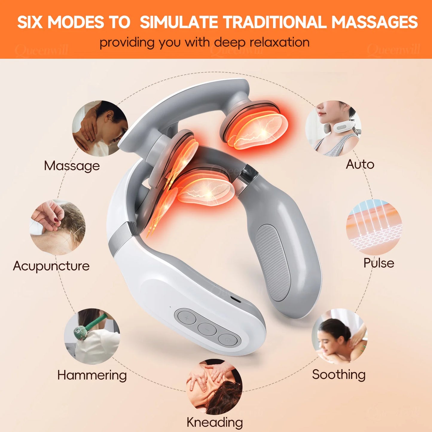 4D Shiatsu Neck Massager